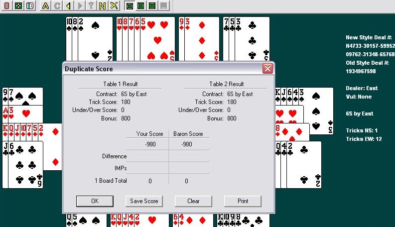 Bridge Baron 16 — скриншот 2