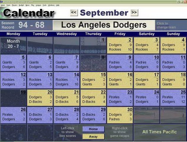 Baseball Mogul 2006 — скриншот 1