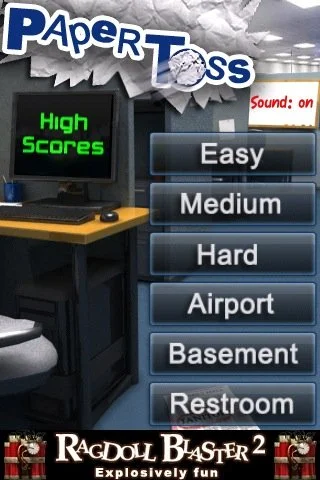 Paper Toss - кадр 1