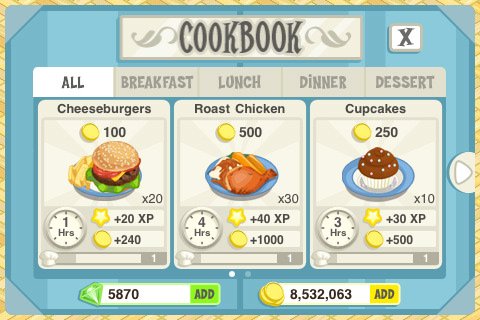 Restaurant Story — скриншот 1