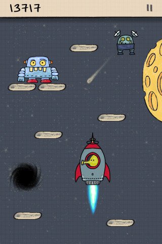 Doodle Jump - BE WARNED: Insanely Addictive! — скриншот 3