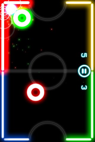 Glow Hockey 2 — скриншот 4