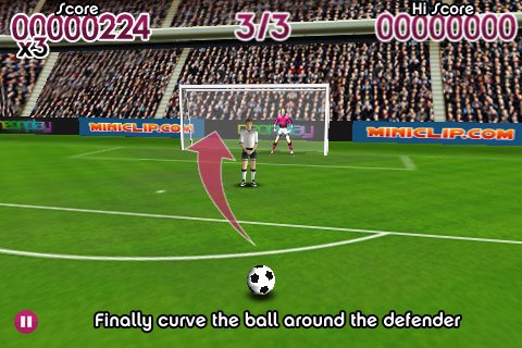 Flick Football — скриншот 1
