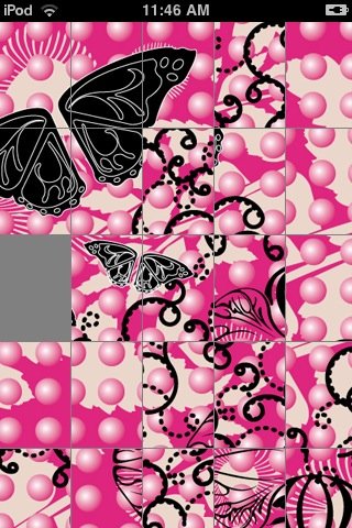 Abstract Butterfly Puzzle Slider — скриншот 3