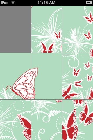 Abstract Butterfly Puzzle Slider — скриншот 2