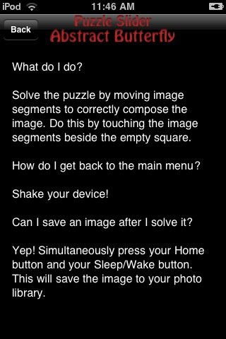 Abstract Butterfly Puzzle Slider — скриншот 1