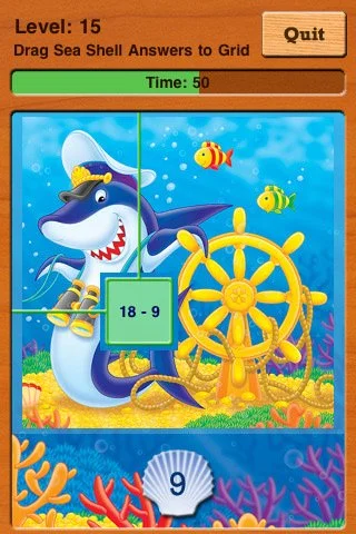 Adventures UnderSea Subtraction Game - кадр 1
