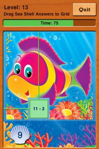 Adventures UnderSea Subtraction Game - кадр 3
