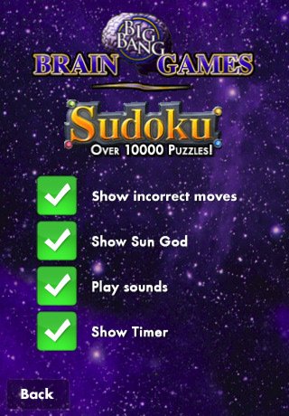 Big Bang Sudoku — скриншот 2