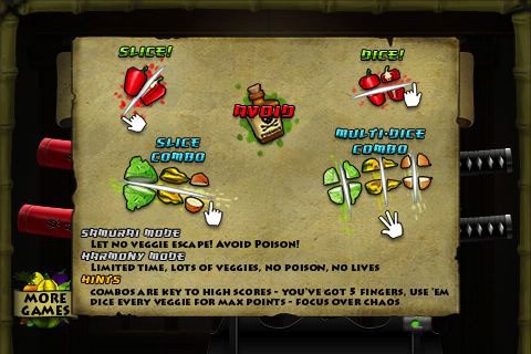 Veggie Samurai — скриншот 1