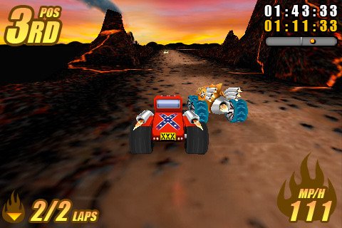 Burning Tires — скриншот 1