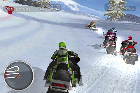 Snow Moto Racing — скриншот 2