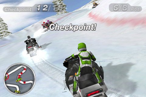 Snow Moto Racing — скриншот 3