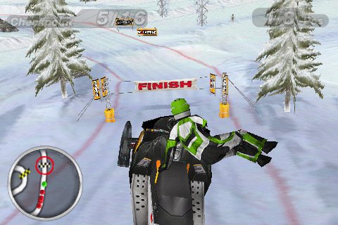 Snow Moto Racing — скриншот 1