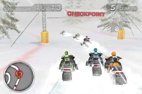 Snow Moto Racing — скриншот 4