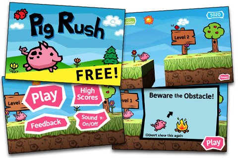 Pig Rush — скриншот 4