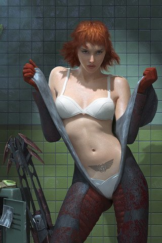 Sexy CG Girl Puzzle — скриншот 2
