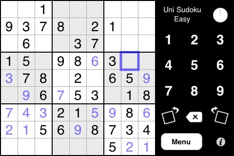 Uni Sudoku Easy — скриншот 2