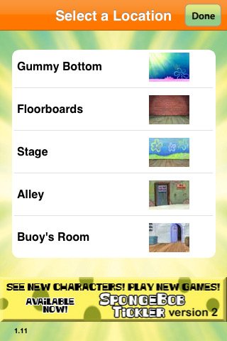 SpongeBob Tickler — скриншот 3