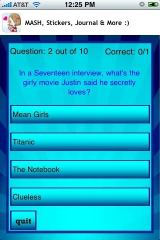 Justin Bieber Quizzle - кадр 1