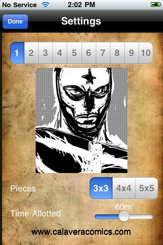 Calavera Comics Slider Puzzle — скриншот 3