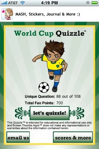 World Soccer Quizzle - кадр 3