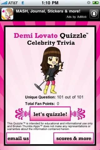 Demi Lovato Quizzle - кадр 2