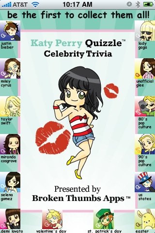Katy Perry Quizzle — скриншот 4