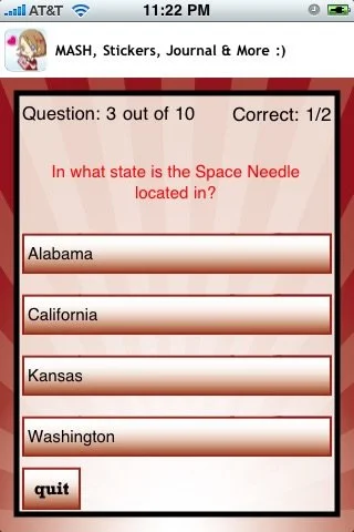 US States Quizzle - кадр 5