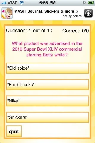 Betty White Quizzle - кадр 1