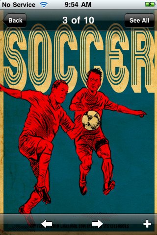 Soccer Moments Slider Puzzles — скриншот 1