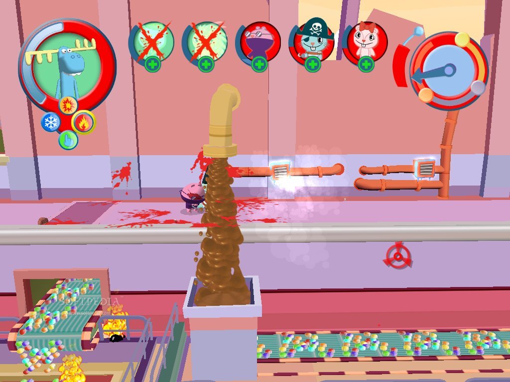 Happy Tree Friends: False Alarm — скриншот 2
