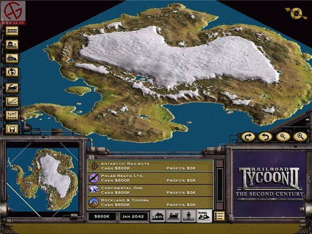 Railroad Tycoon 2 — скриншот 1