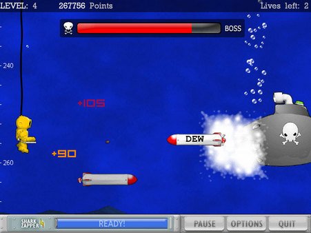 Typer Shark! Deluxe — скриншот 1