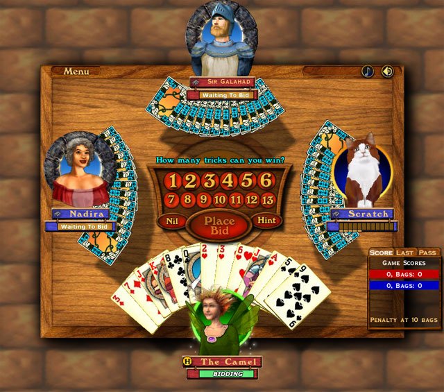 Hardwood Spades — скриншот 1