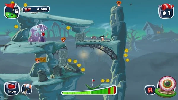 Worms Crazy Golf - кадр 17