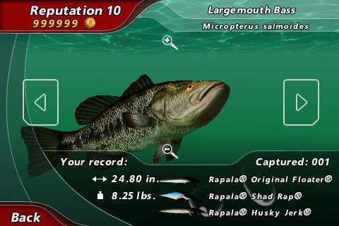 Rapala Pro Bass Fishing — скриншот 3