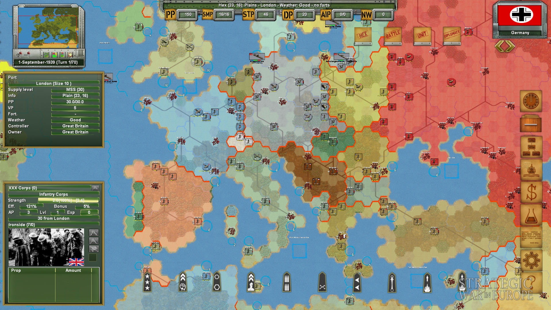 Strategic War in Europe — скриншот 2
