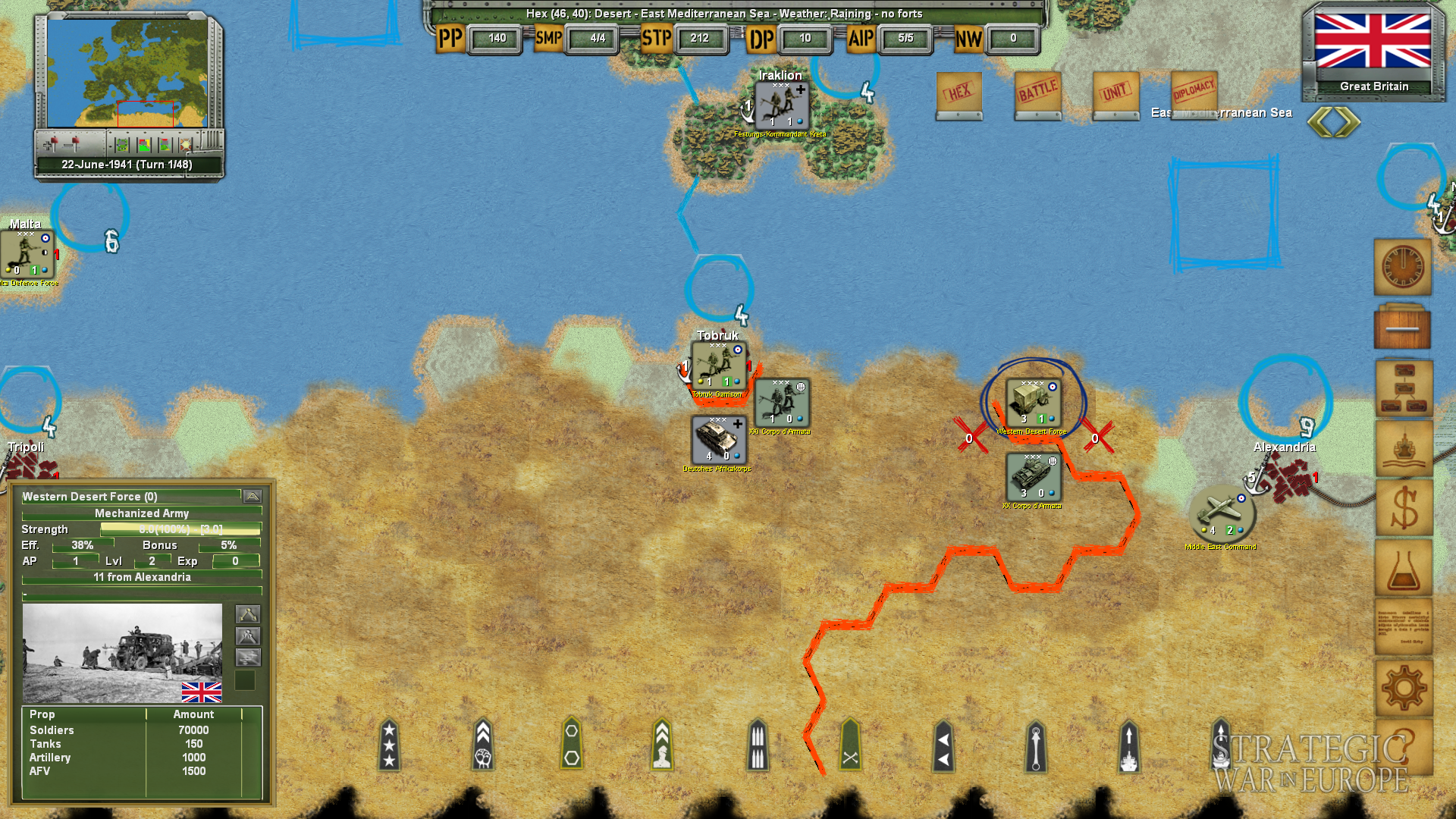 Strategic War in Europe — скриншот 1