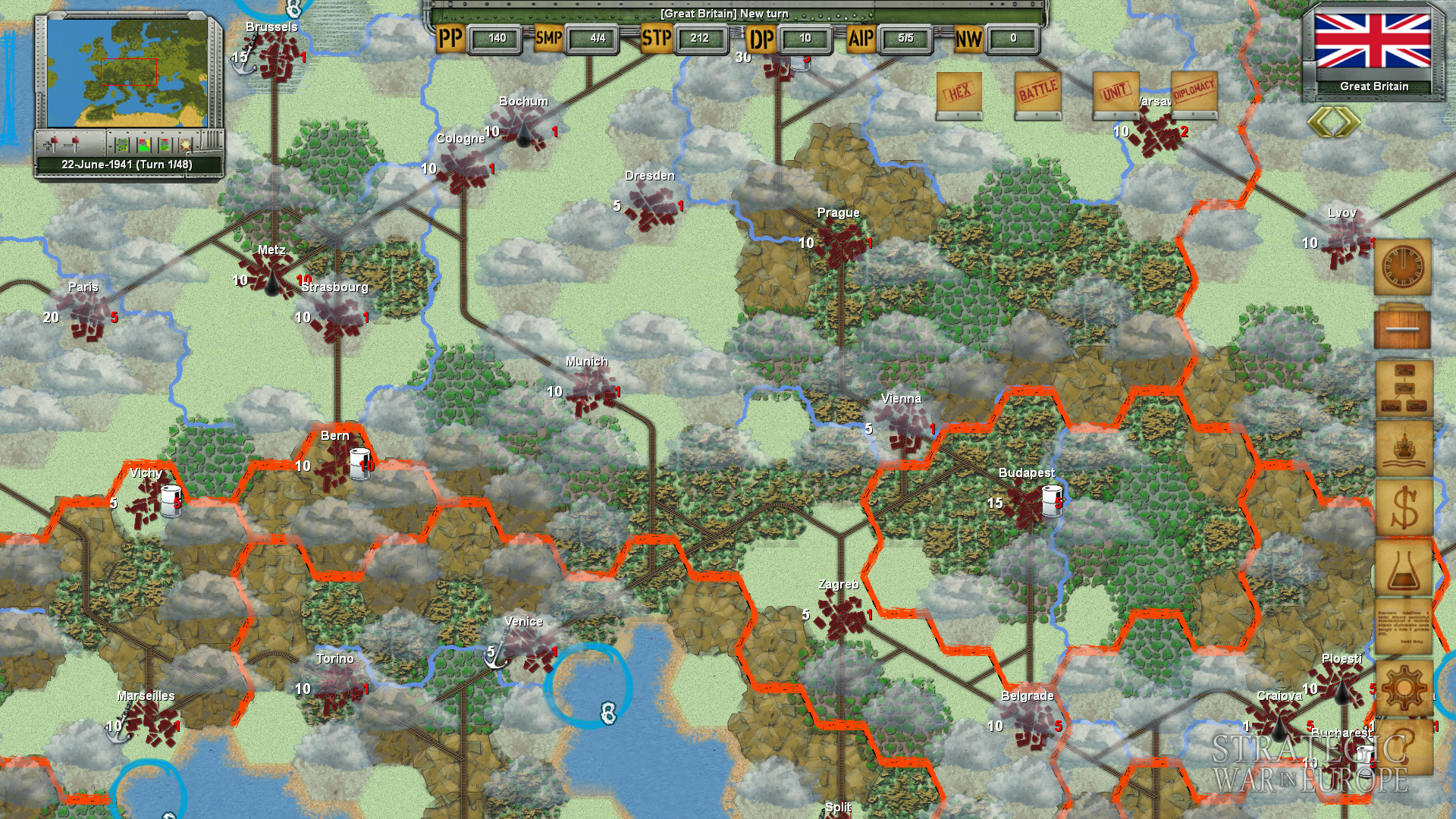 Strategic War in Europe — скриншот 7