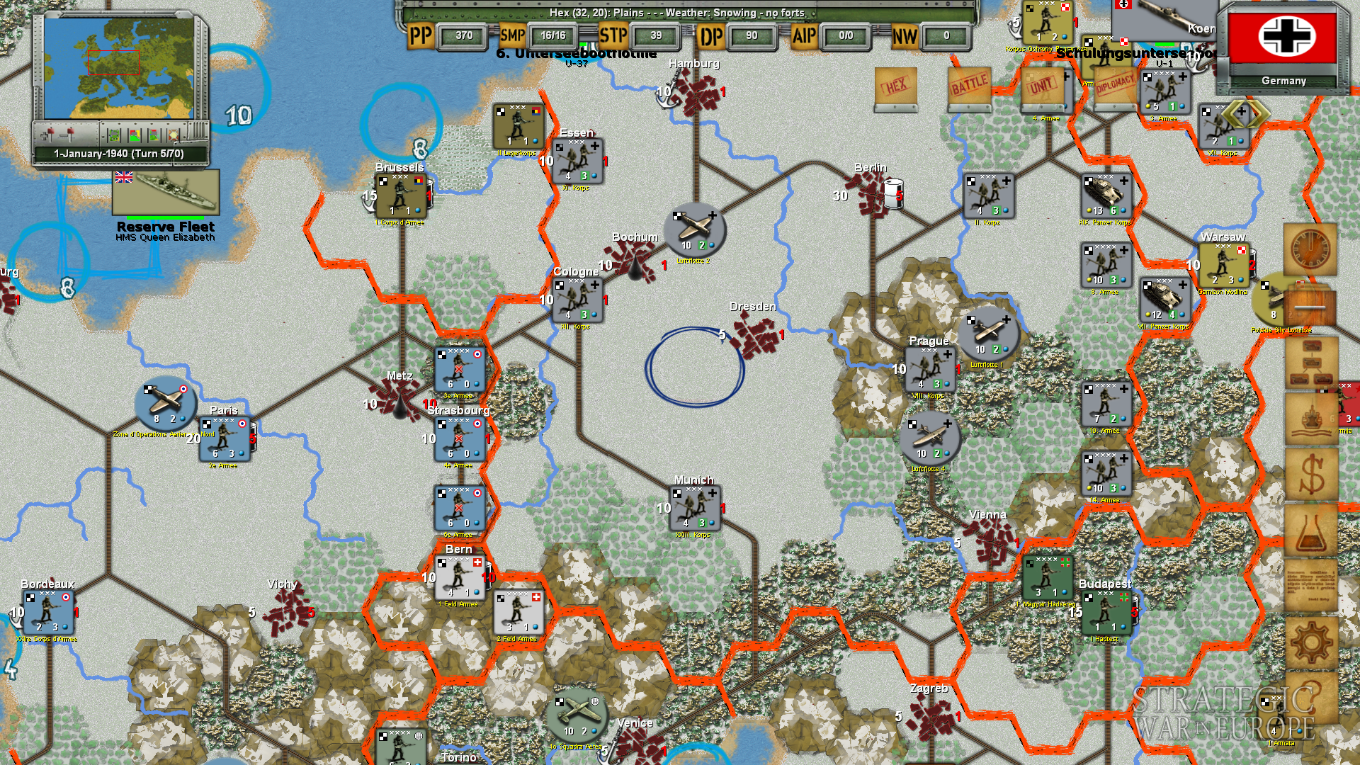 Strategic War in Europe — скриншот 4