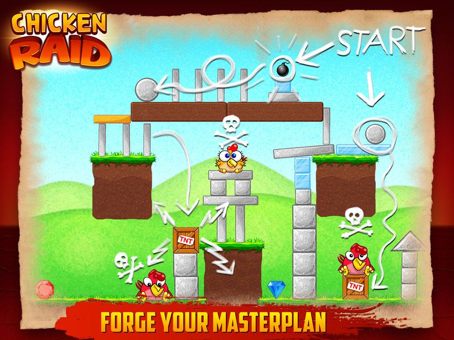 Chicken Raid — скриншот 1
