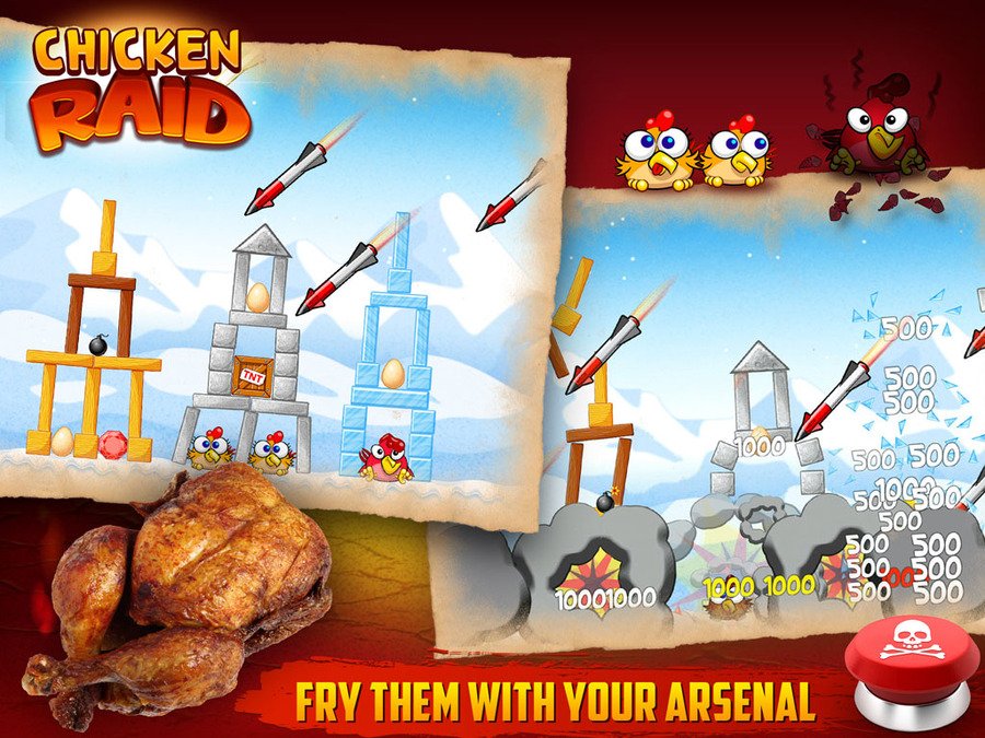 Chicken Raid — скриншот 3