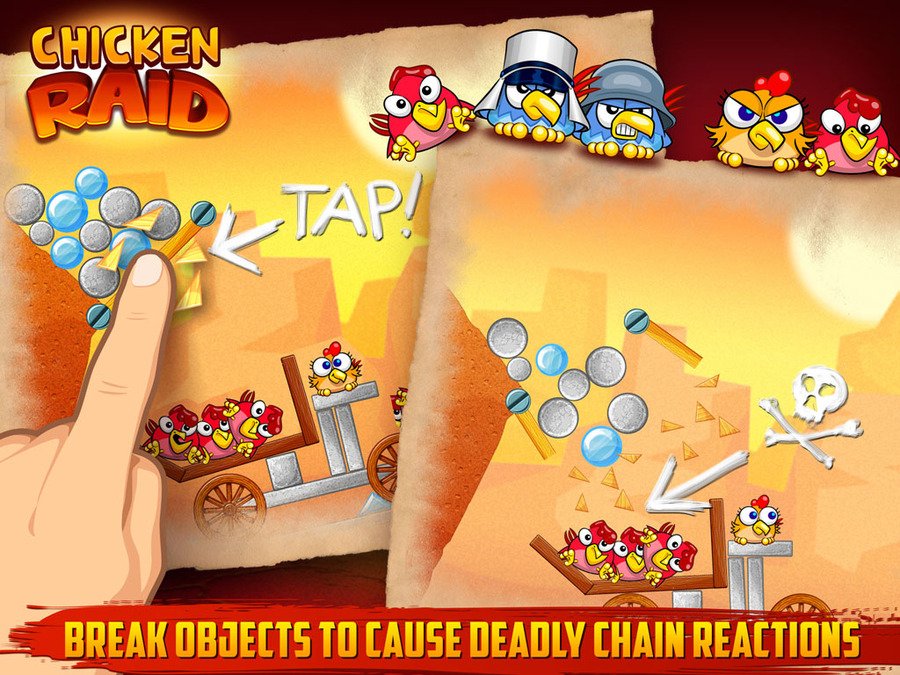 Chicken Raid — скриншот 2