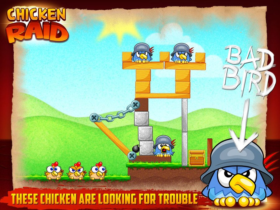 Chicken Raid — скриншот 4