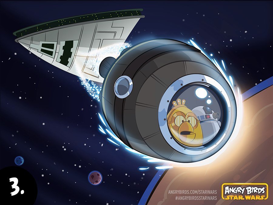 Angry Birds Star Wars — скриншот 1