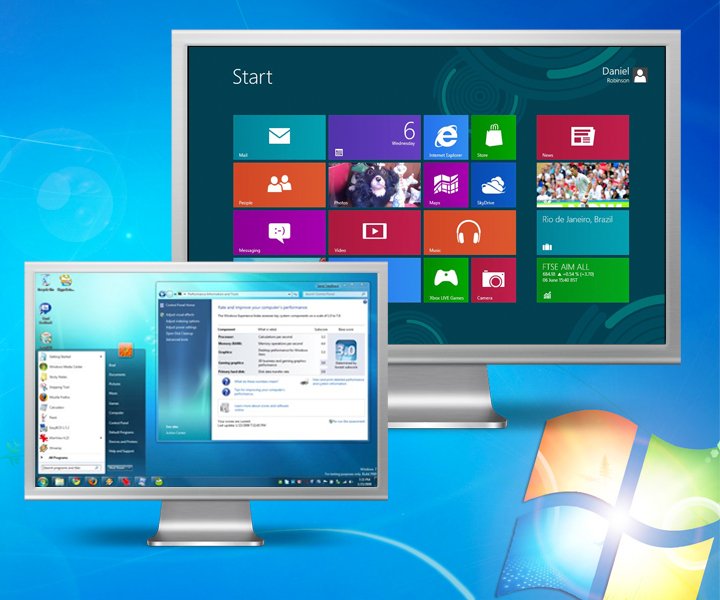 Windows 7 VS Windows 8 - что лучше для игр?