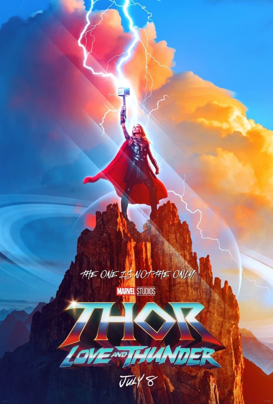 Вышел стильный постер фильма «Тор: Любовь и гром» с героиней Натали Портман — фото 1