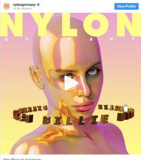 Билли Айлиш возмутило ее ненастоящее голое фото от журнала Nylon — фото 1