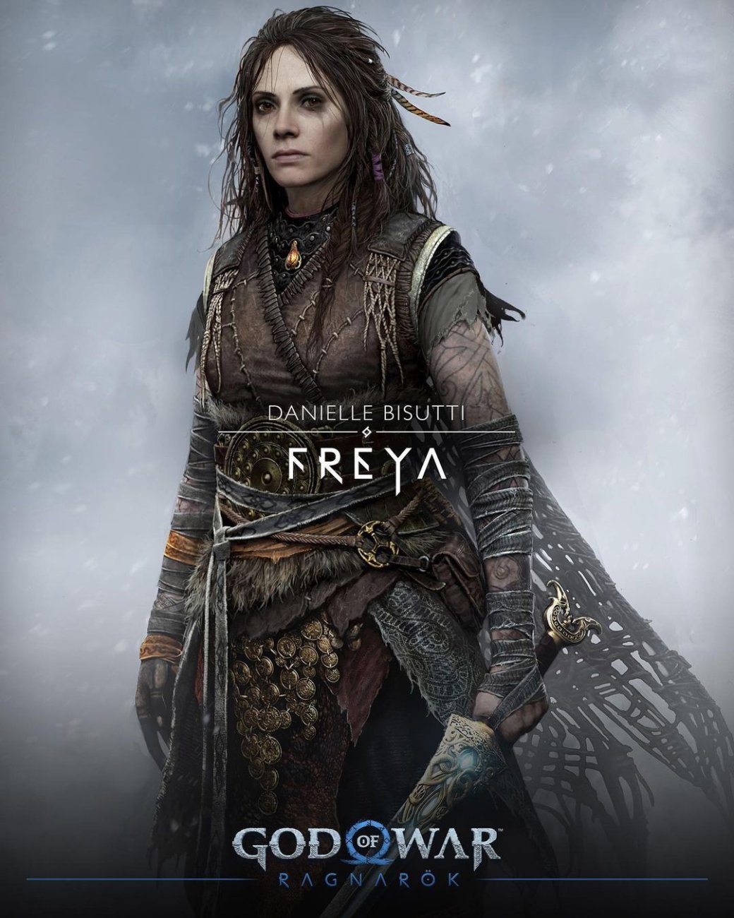 На персональных постерах God of War Ragnarok показали полного Тора и других героев — изображение 7